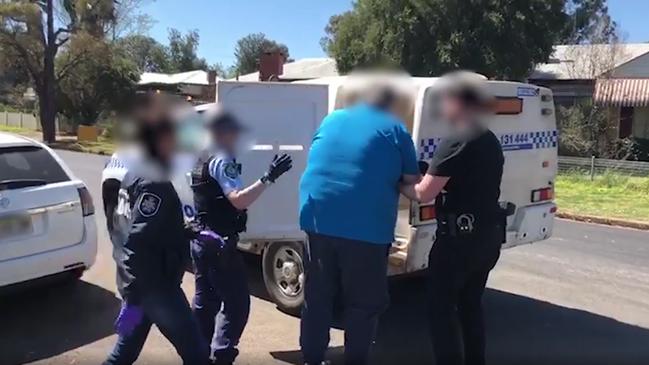 AFP officers arrested David Wayne Smith at his Dubbo home on Wednesday. Picture: AFP