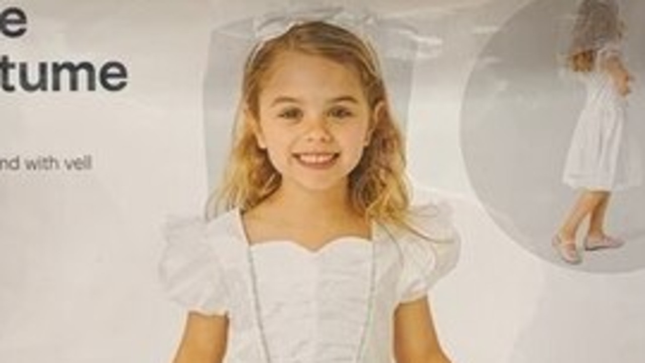 Kmart girls 2025 white dress