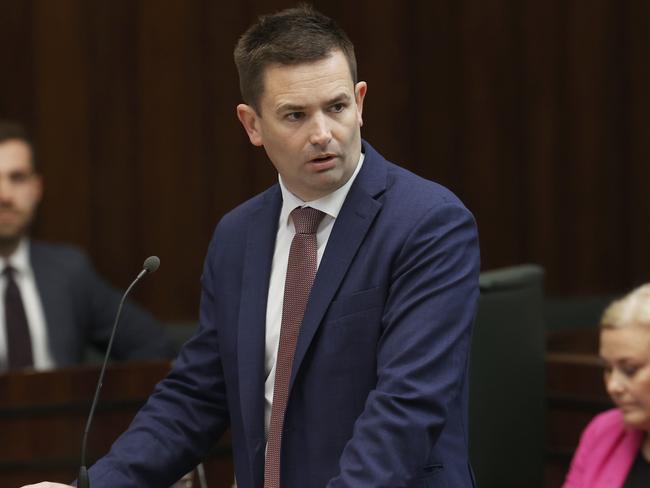 Labor leader Dean Winter tabled the motion of no confidence. Picture: Nikki Davis-Jones