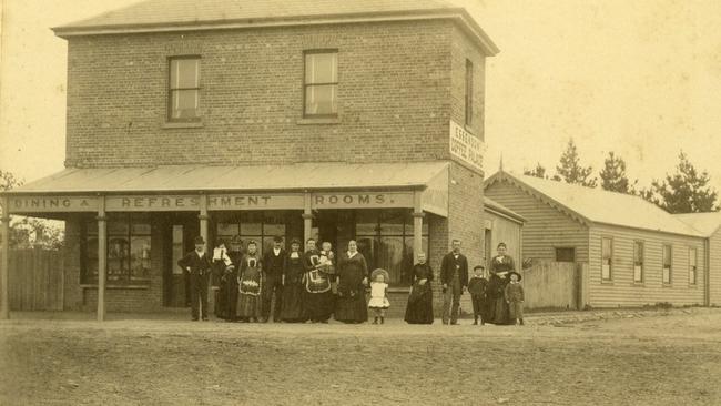 The Essendon Coffee Palace pictured in 1890. Picture: State Library of Victoria.