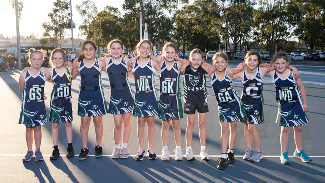 St Mary’s Loft under-11 netball team.