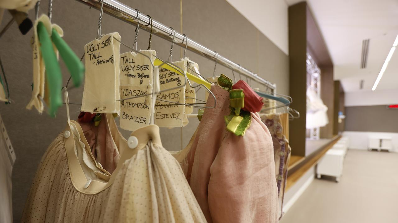 The wardrobe workroom at the Thomas Dixon Centre. Picture: Lachie Millard