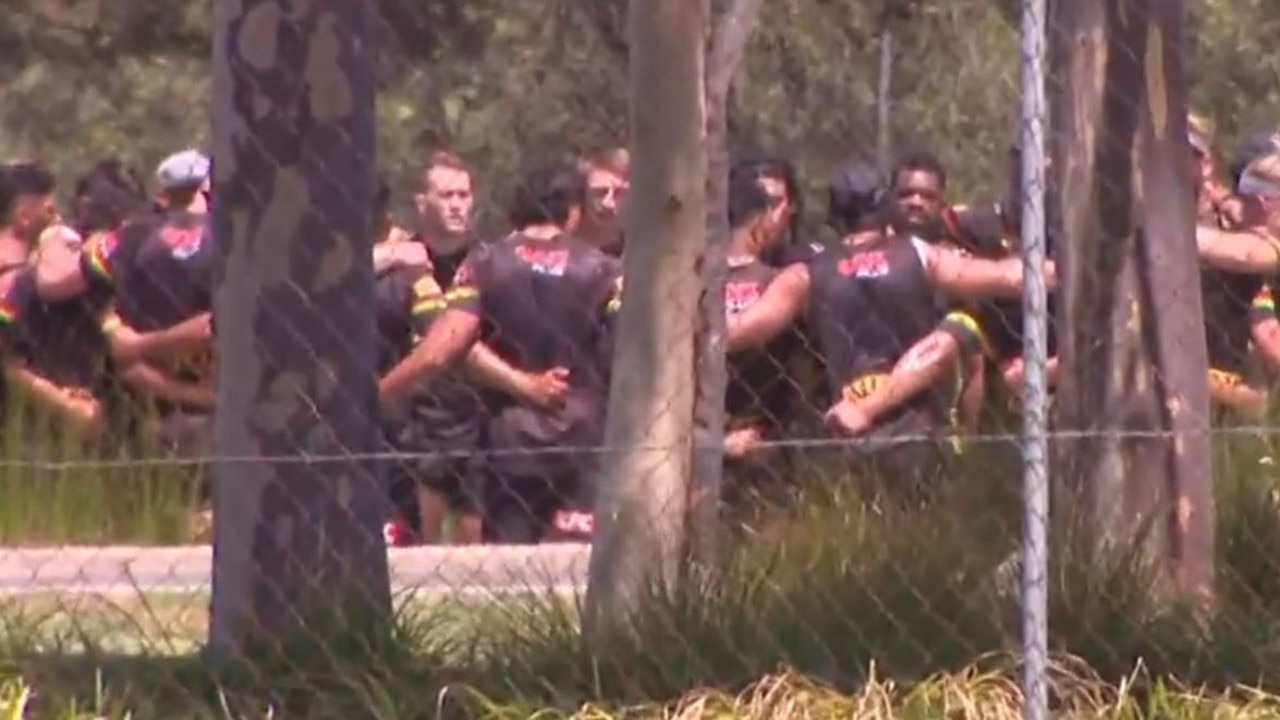 Jarome Luai tells teammates he plans to sign with the Tigers. Credit: Channel 9