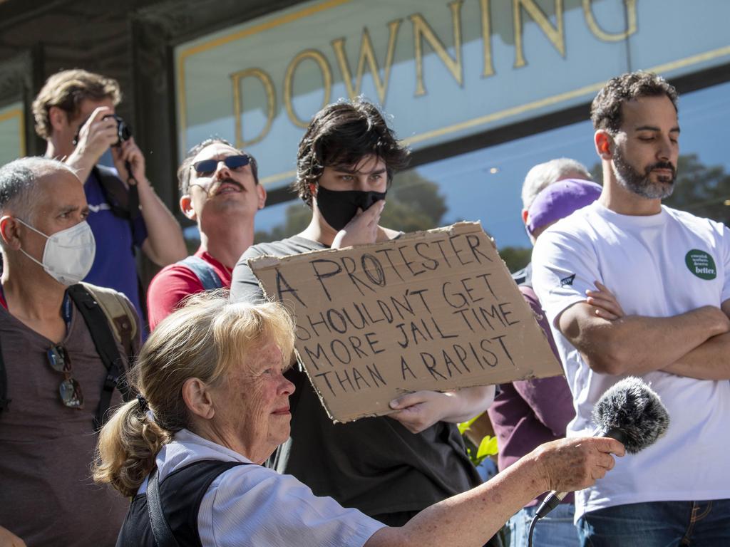 Climate activists were enraged following the news of Coco’s sentence earlier this month. Picture: NCA NewsWire /Simon Bullard