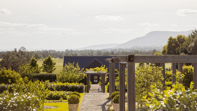 The formal gardens.