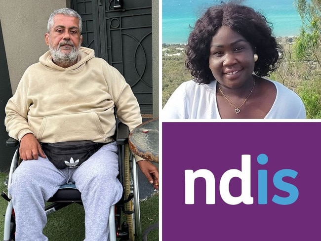 A permanently banned NDIS provider is still caring for a blind, wheelchair bound man in her home whose funding package is worth $360,000 a year. 