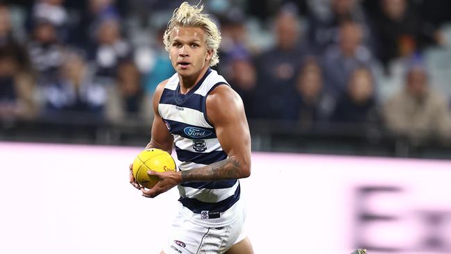 Will talented young gun Quinton Narkle stay at the Cats? Picture: Michael Klein