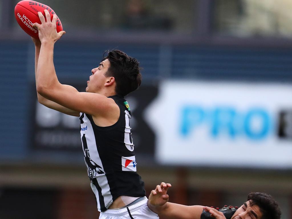 Marty Hore was a standout in the VFL for Collingwood. Picture: Michael Klein