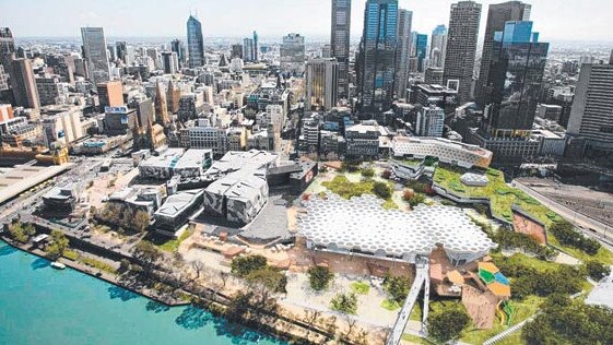 A previous plan for the Federation Square East redevelopment.