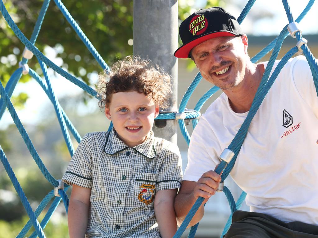 Faces of the Gold Coast Tugun , Gavin James and his daughter Isabelle. Photograph : Jason O'Brien