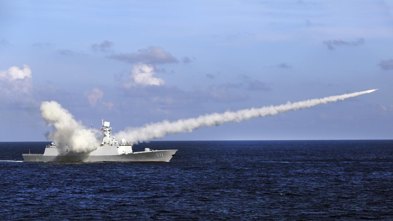 In this Friday, July 8, 2016 photo released by Xinhua News Agency, Chinese missile frigate Yuncheng launches an anti-ship missile during a military exercise in the waters near south China's Hainan Island and Paracel Islands. They are controlled by Beijing but also claimed by Vietnam and Taiwan. China's navy is holding a week of military drills around the disputed islands ahead of a ruling by an international tribunal in a case filed by the Philippines challenging China's claim to most of the South China Sea. China is boycotting the case before The Hague-based court and says it will not accept the verdict. (Zha Chunming/Xinhua via AP)