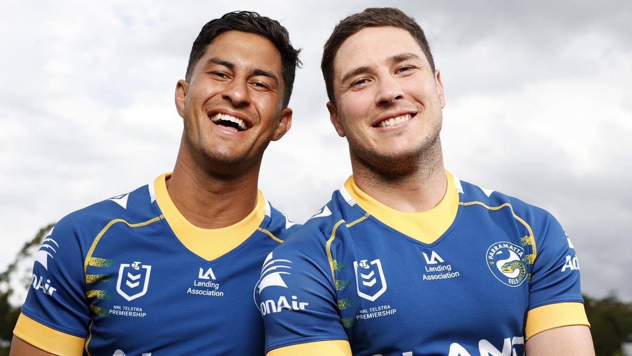 The Eels can build around halves Dylan Brown and Mitch Moses now that they’ve both committed to the club. Picture: Jonathan Ng