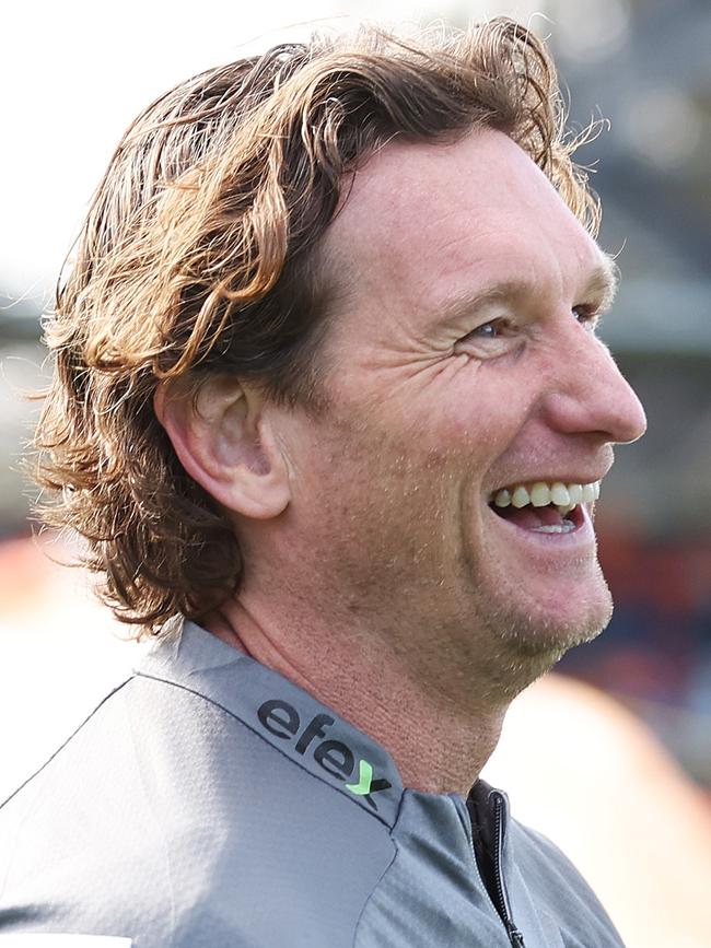 James Hird working with the Giants this year.