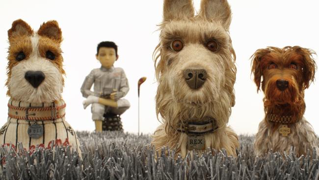 Isle of Dogs features vocal performances from stars including Bill Murrary, Edward Norton and Jeff Goldblum. Picture: Fox Searchlight Pictures