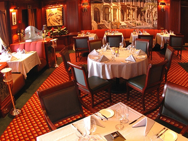 The Crown Grill was voted one of the best cruise ship steakhouses in the world.