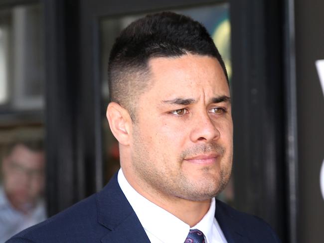 Jarryd Hayne faced his sexual assault trial in Newcastle Court. Picture: NCA NewsWire/Peter Lorimer