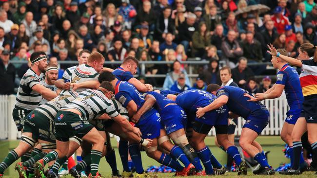 The clashes between Manly and Warringah are highlights of the Australian rugby calendar. Picture: Karen Watson