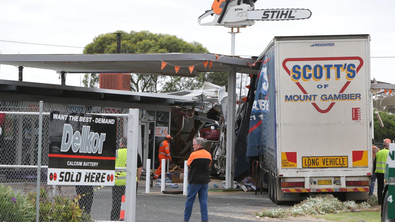 The scene of the accident at Bordertown in 2013. Picture: Tait Schmaal