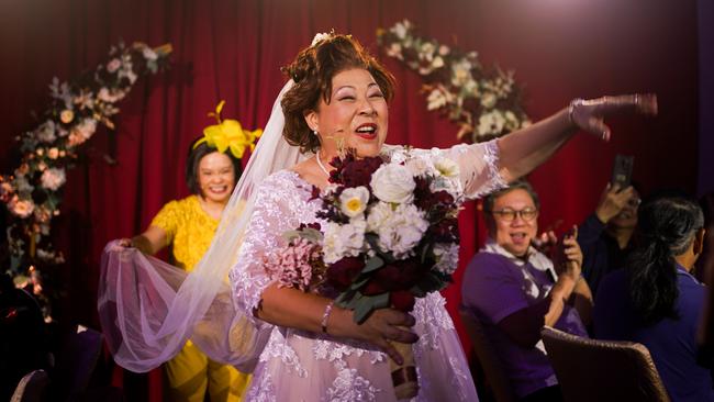 Koh Chieng Mun in Por Por's Big Fat Surprise Wedding, by Singapore Theatre Company, which will be part of the OzAsia Festival. Picture: Supplied by Adelaide Festival Centre.