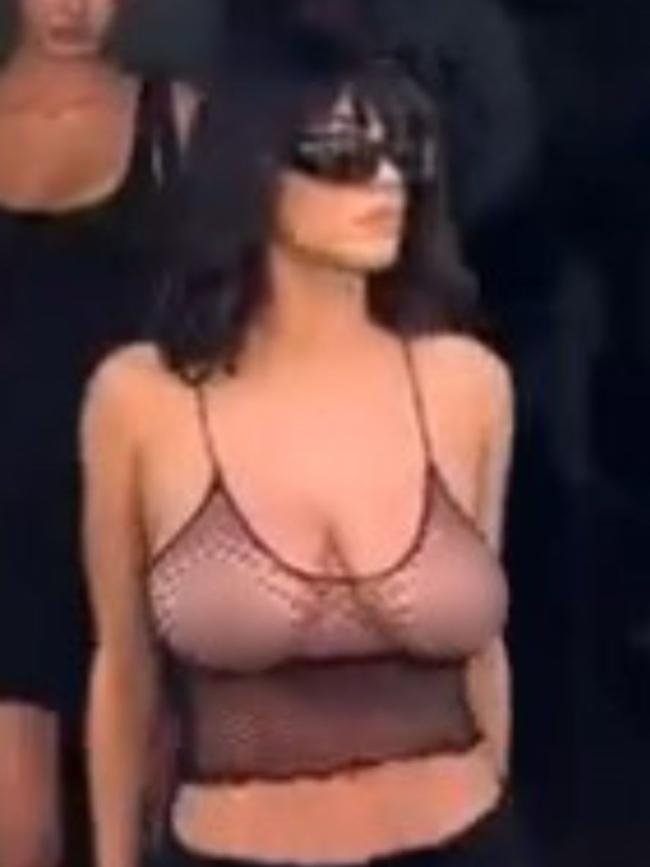 Bianca Censori left locals in shock. Photo: X