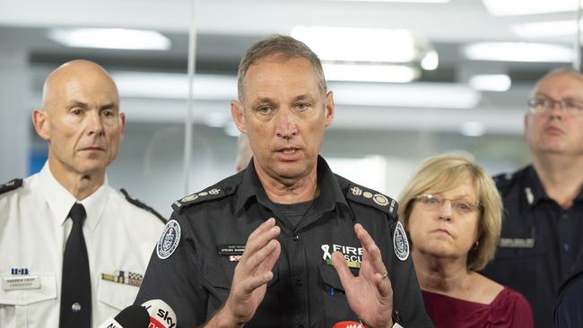 CFA chief officer Steve Warrington. Picture: Ellen Smith (AAP)