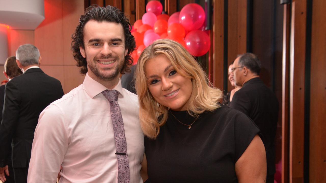 The 2024 FNQ Salvos Champs Ruby Ball at Cairns Convention Centre: Carla Antonino and Corey De Ponte. Picture: Bronwyn Farr