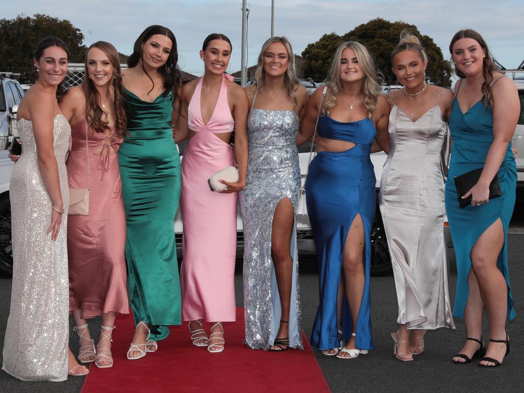 Students step out at the Guilford Young leaver’s dinner at Elwick Racecourse. Picture: Mireille Merlet