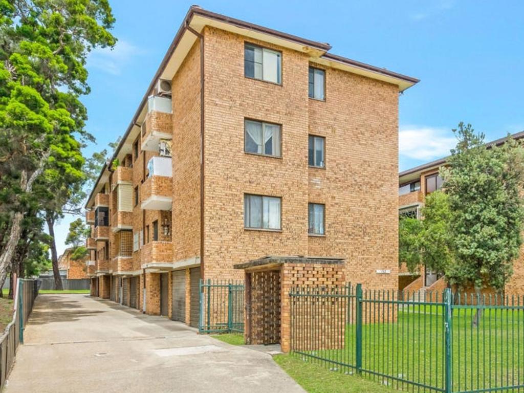 A two-bedroom unit at this complex in John St, Cabramatta sold for $395,000 in April 2023