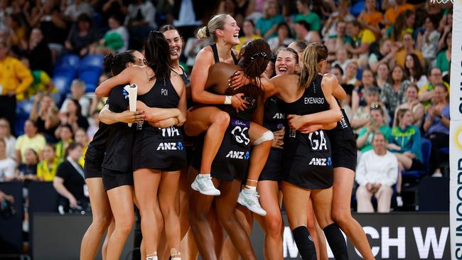 New Zealand dominated the Diamonds to reclaim netball’s Constellation Cup. (Photo by James Worsfold/Getty Images)