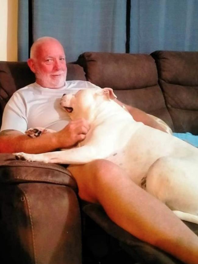 Darren Pollard with his ‘best mate’ Ollie. Picture: Supplied