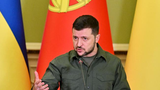 ’If the agressor loses everything, then it deprives him of his motivation to start (another) war’, says Zelensky. Picture: AFP