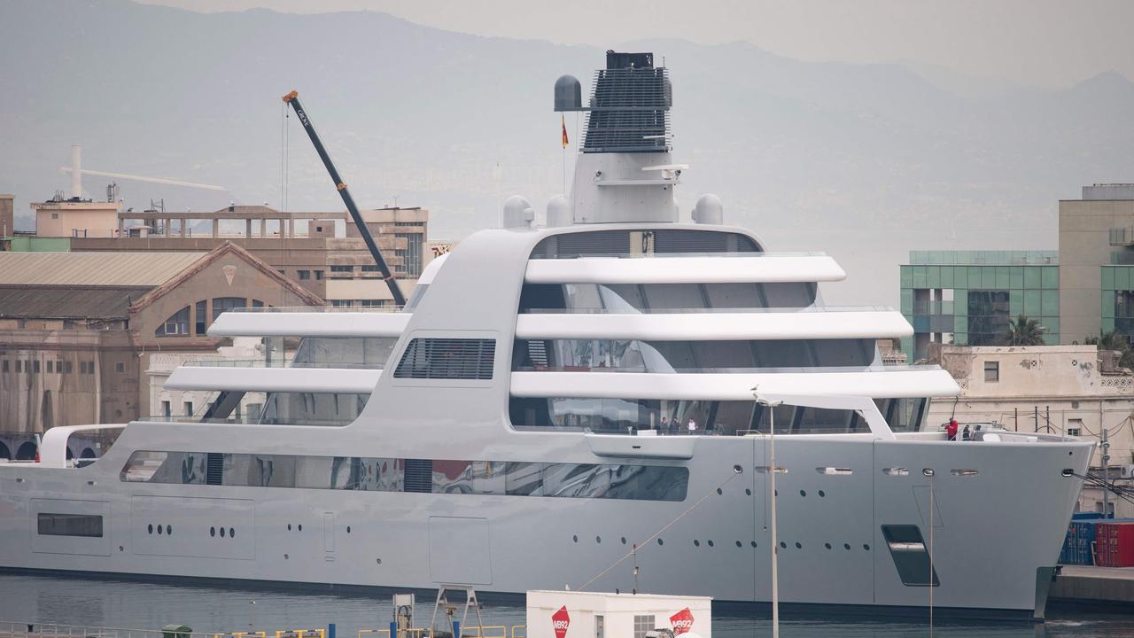 Solaris is just one of the super yachts Abramovich cruises around in. (Photo by Josep LAGO / AFP)