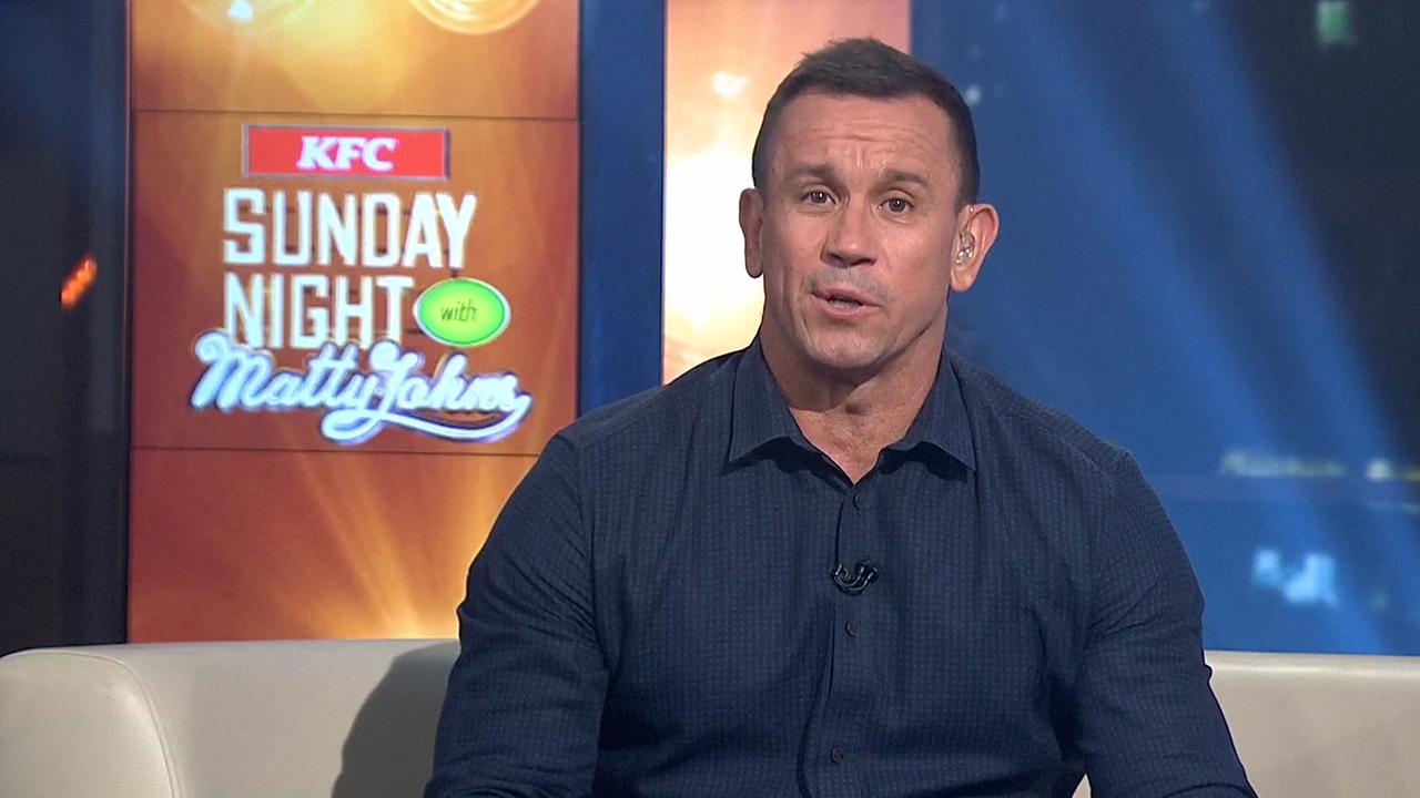 Matty Johns on Sunday Night With Matty Johns.