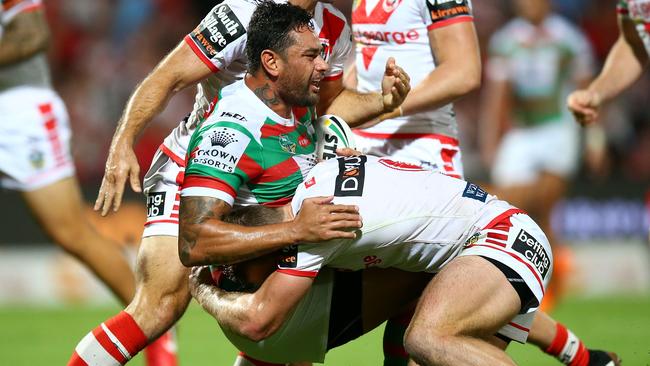 South Sydney were brave, but couldn’t run the Dragons down.