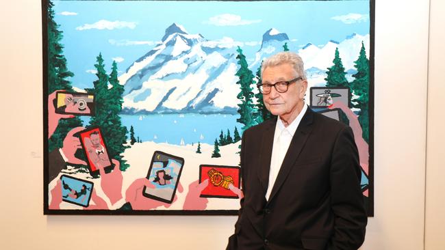 Artist Derek Boshier attends the Art Miami 2016 VIP Preview at Art Miami Pavilion in November 2016. Picture: Getty Images