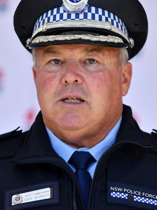 NSW Police Deputy Commissioner Gary Worboys. Picture: NCA NewsWire/Joel Carrett