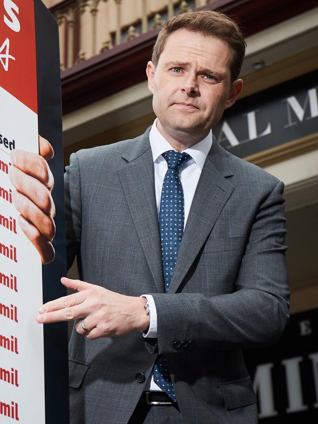 Labor’s Stephen Mullighan, the party’s candidate for Treasurer if it wins the 2022 election.