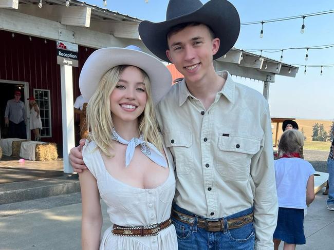 Sydney Sweeney has been slammed over photos at the party.