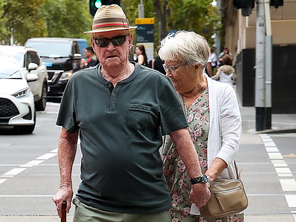Phillip Crossthwaite leaves the Supreme Court on Wednesday. Picture: NewsWire/Ian Currie