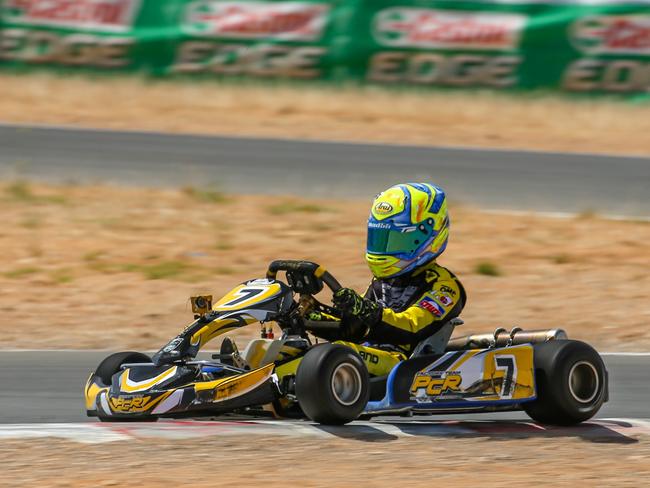 Young driver Hayden Crossland has big plans for a future in the fast lane. Picture: Ben Roehlen/Pace Images