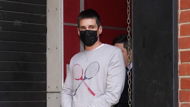 Richard Pusey allegedly shared graphic images of the severely injured officers online in his complaints about car insurance. Picture: AAP / Michael Dodge