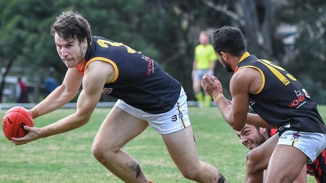 SFL (division 1) footy: East Malvern v Dingley. Marcus Freeman. Picture: Jake Nowakowski