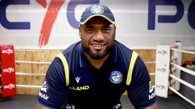 The Dolphins have held informal talks with Eels prop Junior Paulo. Picture: Toby Zerna