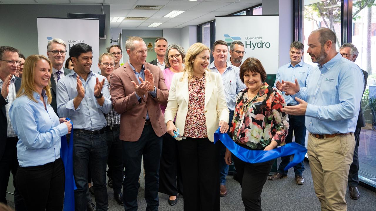 Premier Annastacia Palaszczuk opens the new Queensland Hydro office in Mackay on June 2, 2023. Picture: Contributed