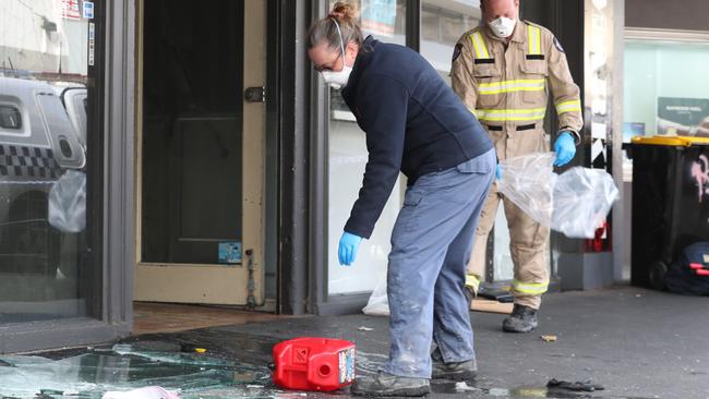 Police believe the attack is linked to warring between Middle Eastern crime groups. Picture: David Crosling