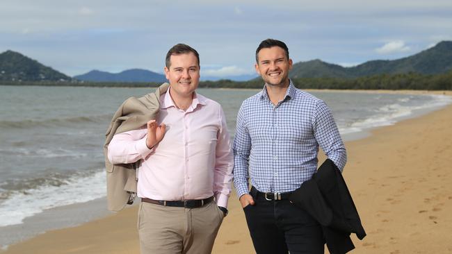 RE/MAX Cairns owner and broker Ray Murphy, pictured with co-owner and brother David Murphy, says flexible living for extended family will be a feature of the future. Picture: Brendan Radke