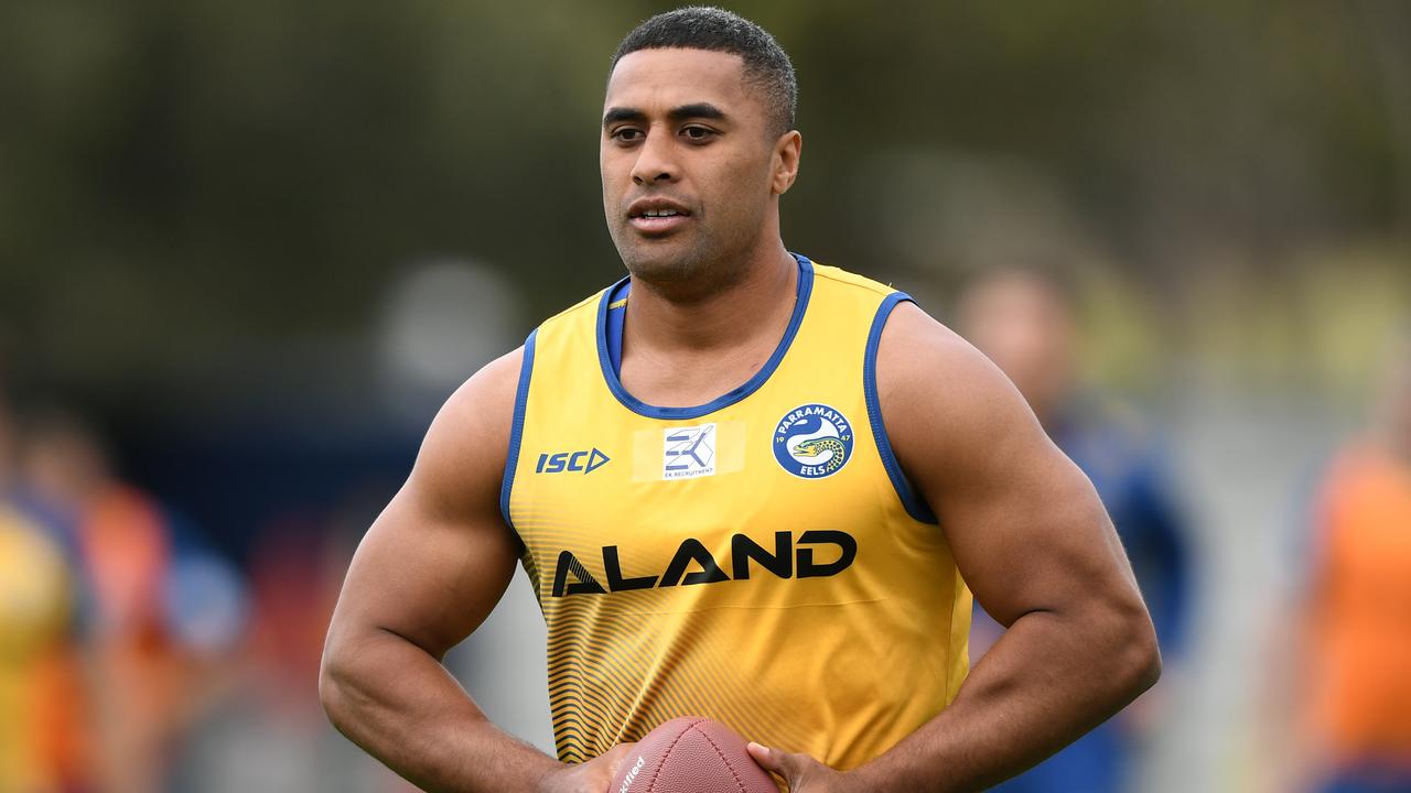 Michael Jennings and his Eels teammates have been working on meditation.