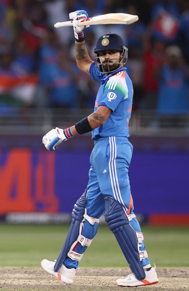 Virat Kohli produced a trademark innings to help guide India to victory. Picture: Getty Images