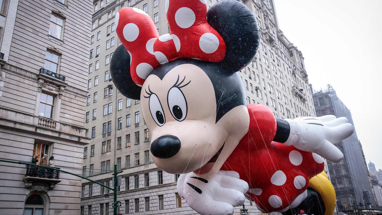 Minnie Mouse made an appearance. Picture: Kena Betancur / Getty Images North America / Getty Images via AFP