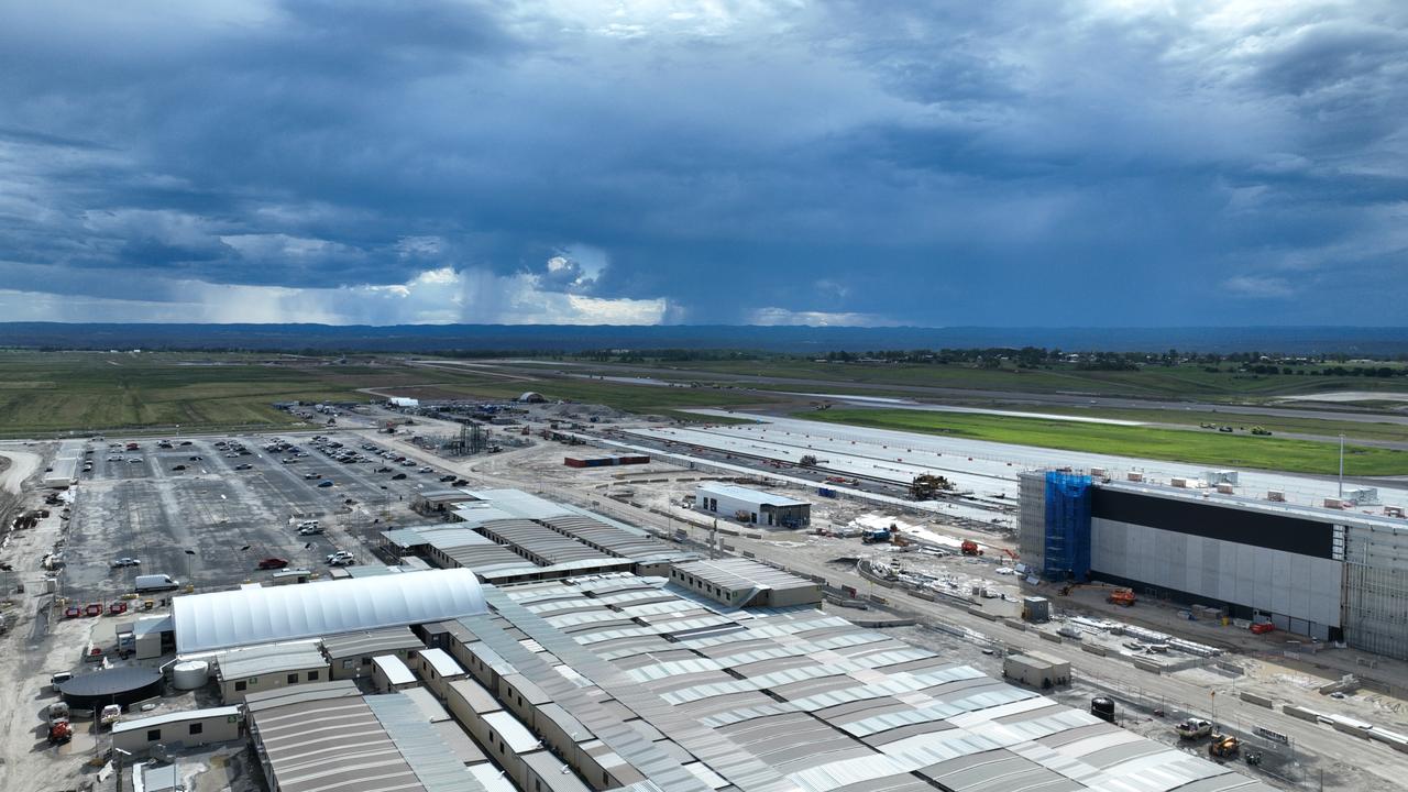 Western Sydney Airport. The construction of WSI has surpassed the halfway point. Photo: Supplied